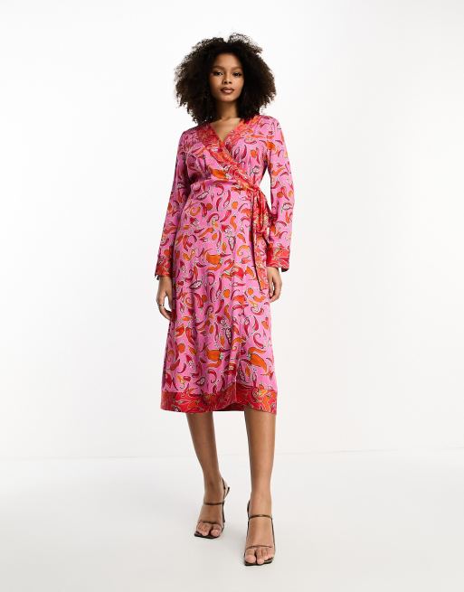 Motherhood maternity sale wrap dress