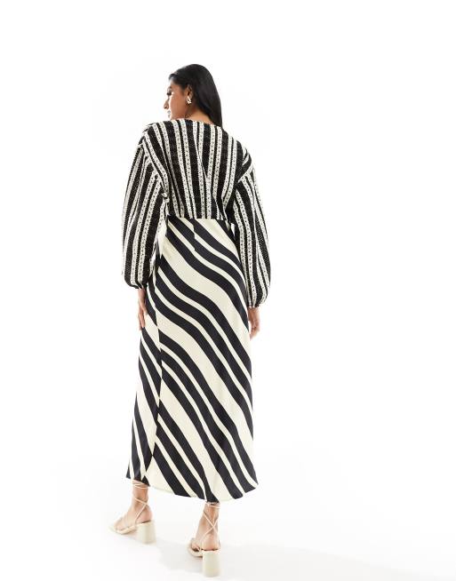 chinese dress ladies NA-KD Balloon Sleeve Structured Maxi Dress, Vestito Casual Donna, Desert  Pink, EU 32 : Amazon.it: Moda main image 1