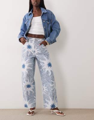 Never Fully Dressed Ellie Denim Twill Pants In Blue
