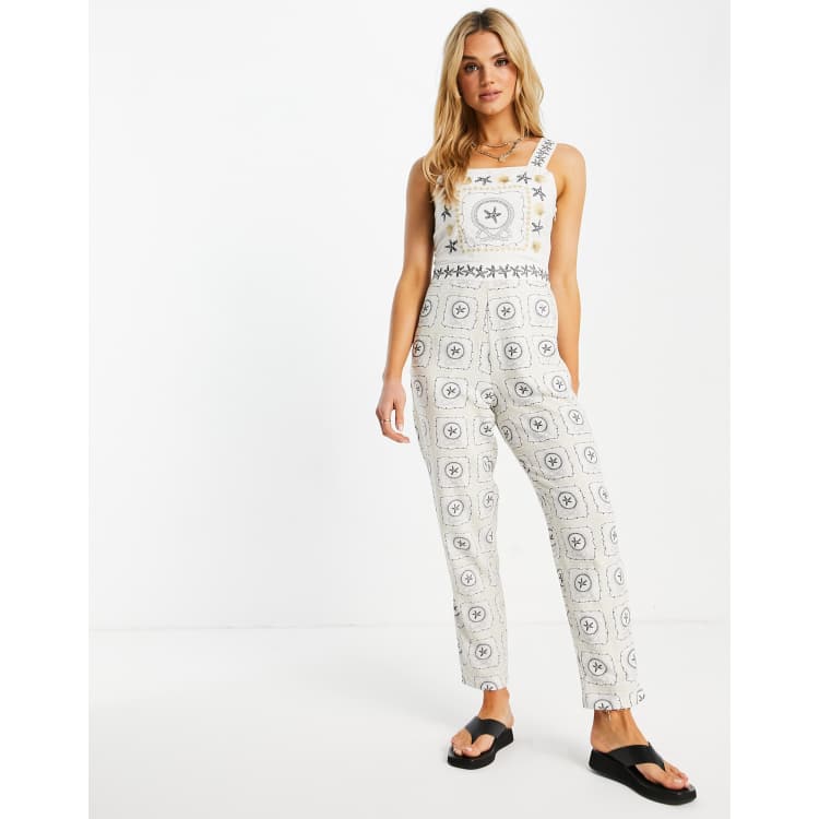 Never Fully Dressed shops White Starfish Jumpsuit