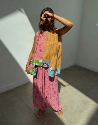 Never Fully Dressed Etta Handkerchief Top In Multi