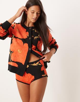 Never Fully Dressed High Waist Hot Pants In Orange