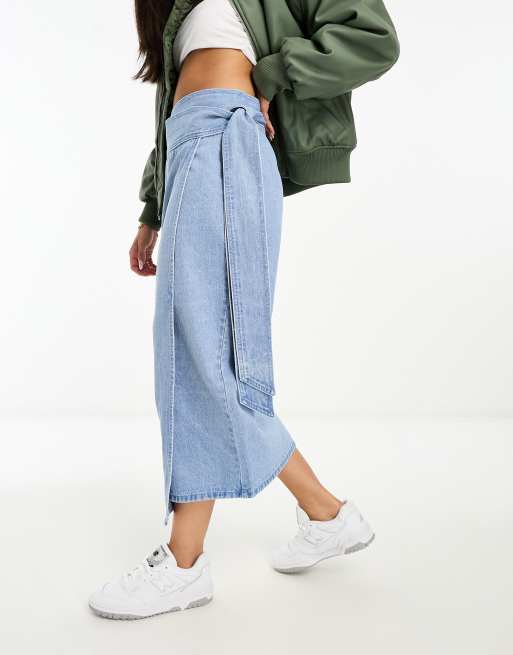Never Fully Dressed - Jaspre - Jupe longueur mollet en jean