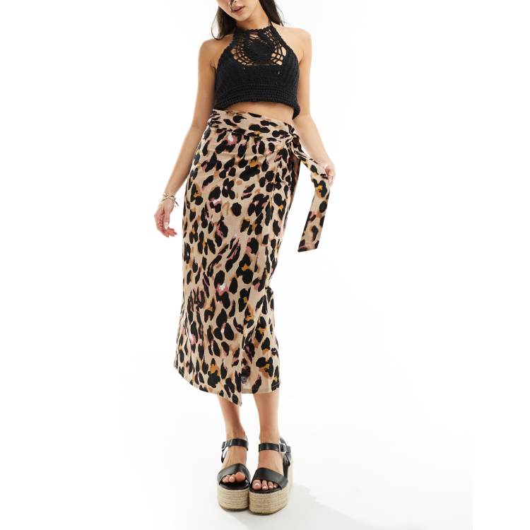 Jaspre cheetah skirt sale