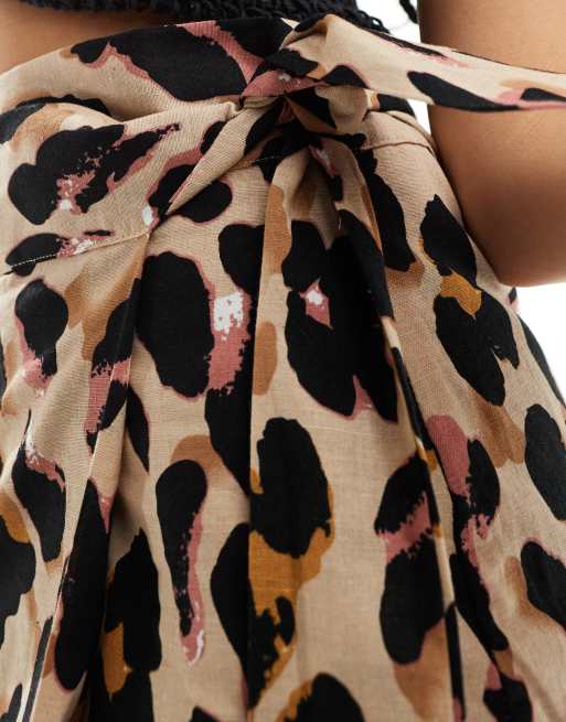 Jaspre leopard skirt how to outlet tie