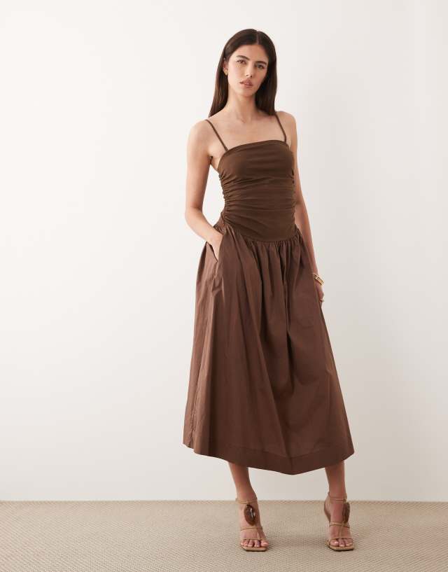 lola bridesmaid dress Lola Floor-Length V-Neck Bridesmaid Dress main image 1