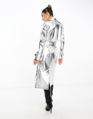 希少　SOLARIS&Co. VENTILE COAT Amazon.com: YMGSCC Cool Silver Soft Leather Rainstorm Net