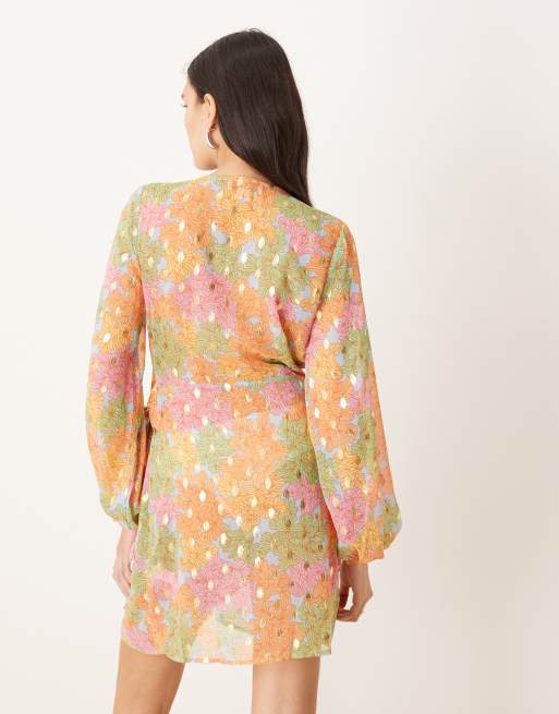 manning cartell no filter mini dress Time to Shine Slip Dress (Truffle)