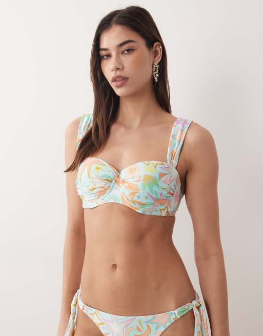 Never Fully Dressed – Mieszaj i łącz – Niebieskie bikini we wzór w słońca, 3 z 5