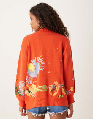 Never Fully Dressed Palm Cardigan