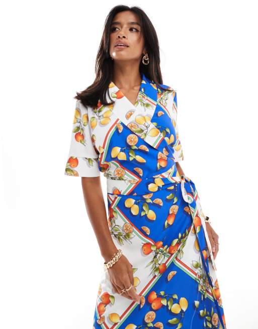 Never Fully Dressed Petite - Brooklyn - Robe mi-longue à imprimé fruits, 4 de 4