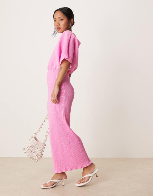 Tilly Smock Off Shoulder Maxi  Dress