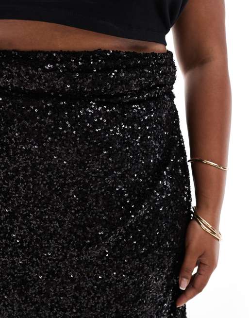 never fully dressed sequin wrap skirt Never Fully Dressed Jaspre Sequin Wrap Maxi Skirt