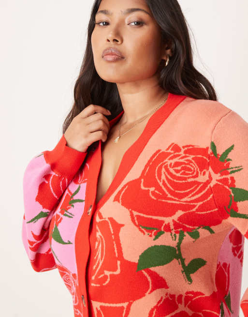 strapless open back dress Pink Soleil Cardigan – Never Fully Dressed main image 0
