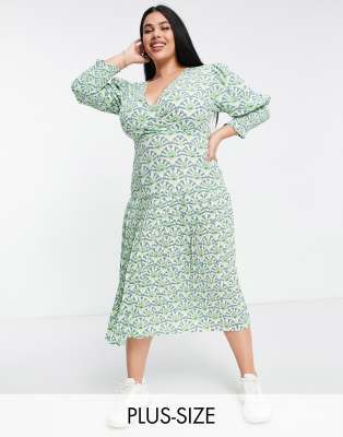 Never Fully Dressed Plus puff sleeve 