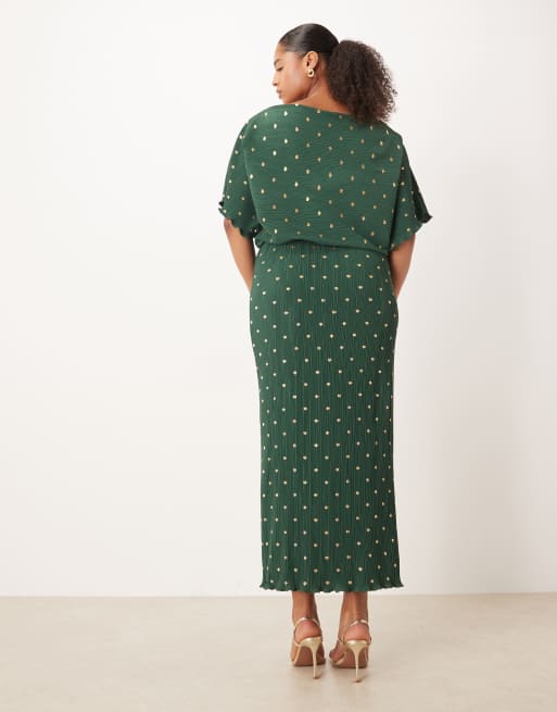 never fully dressed green wrap dress Green Abstract Tilly Dress – Never Fully Dressed main image 1
