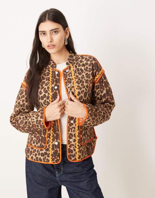 Never Fully Dressed reversible quilted jacket in patchwork print