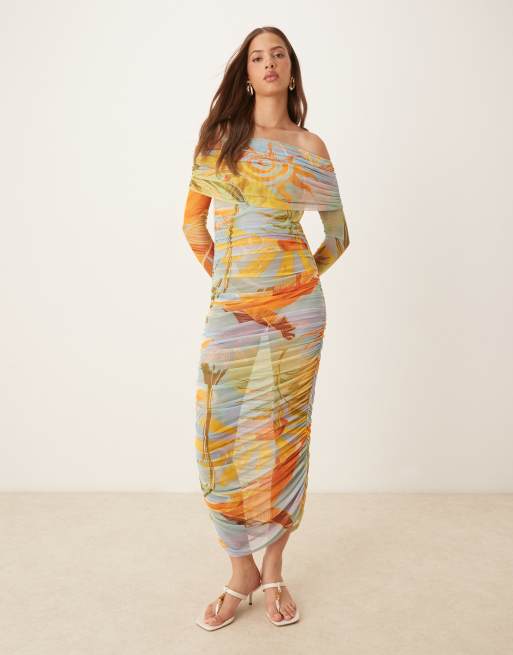 knee length dresses for ladies Dahlia White Dress main image 1