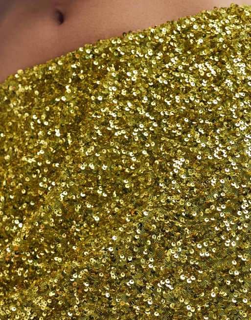 never fully dressed green sequin skirt Silver Sequin Mini Jaspre Skirt – Never Fully Dressed main image 0