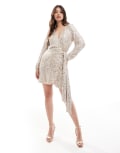 [Never Fully Dressed] Never Fully Dressed sequin mini dress in silver 6 Silver