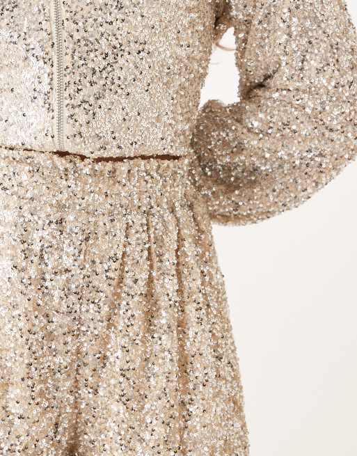 sequin dress shorts SHORT SEQUIN SHORTS 08 SILVER