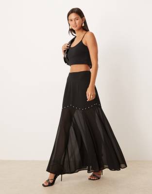 スカート SR sheer CRIAR SKIRT(BLACK) SR sheer CRIAR SKIRT(BLACK)