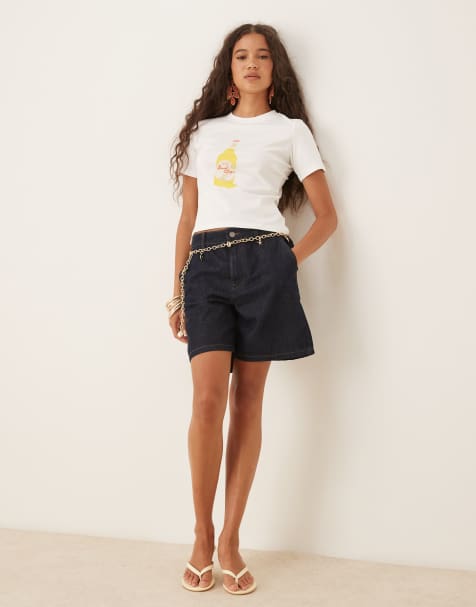 Never Fully Dressed - T-shirt baby bianca con stampa “Honey” - view 1