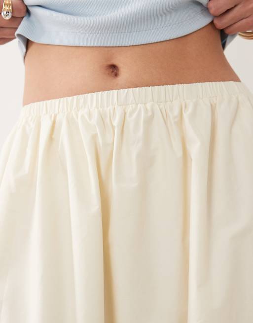 Never Fully Dressed Talia skirt in cream celestial print, 3 of 5