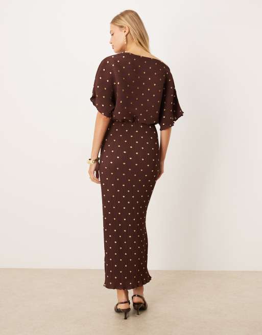 mustard yellow pleated dress Lady Black Tie - Maia Midi Dress - Mustard - Final Sale