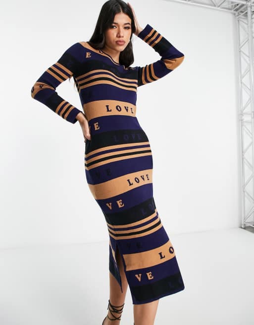 knit dress long sleeve mini Sevila Long Sleeve Mini Dress in Light Taupe Knit main image 1