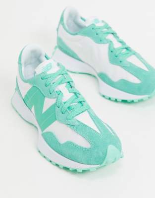 New Balance 1-800-SUMMER 327 sneakers in green - exclusive to ASOS | ASOS