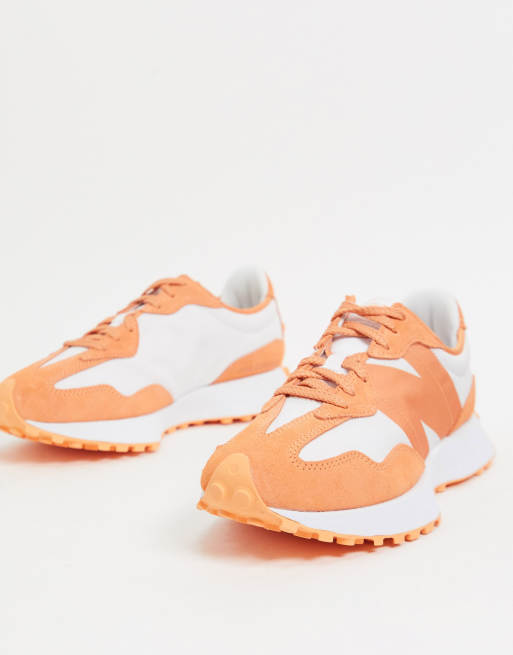 New Balance 1 800 SUMMER 327 sneakers in orange exclusive to ASOS