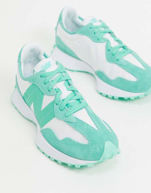 New Balance 1 800 SUMMER 327 trainers in green exclusive to ASOS