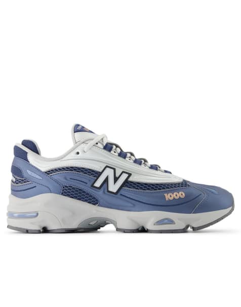New Balance - 1000 - Baskets - Gris et bleu marine - view 1