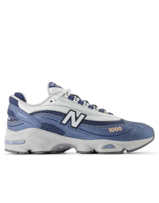New Balance - 1000 - Sneakers in grijs en marineblauw
