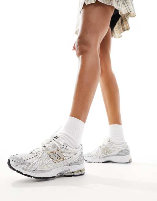 New balance argent femme on sale