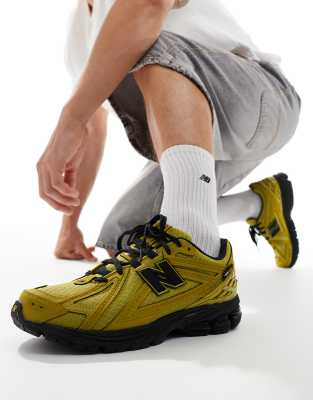 New Balance - 1906 - Baskets - Fauve et noir-Marron