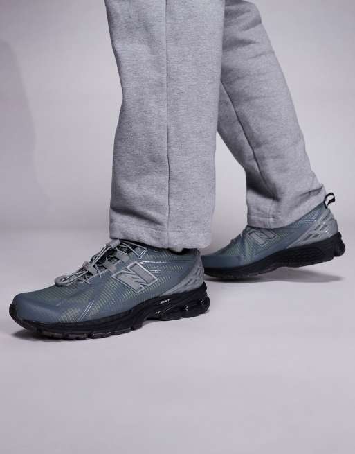 New Balance - 1906 - Baskets unisexe à lacets autobloquants - Gris et noir, 5 de 5