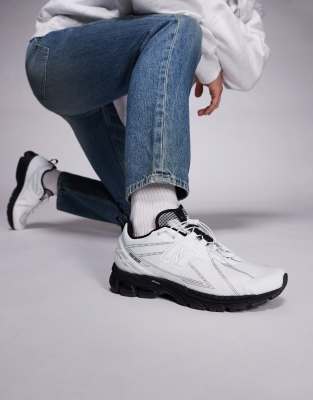 New Balance - 1906 - Baskets unisexes à lacets autobloquants - Blanc et noir