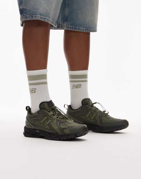 New Balance - 1906 - Baskets - Vert olive et noir - view 1