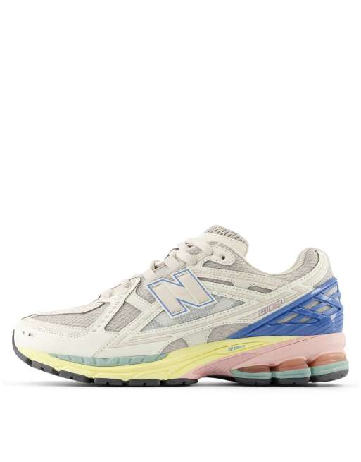 New Balance 1906 Sneakers color crema con dettagli in colori pastello ASOS