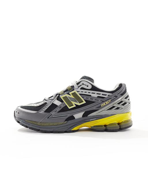 New Balance 1906 Sneakers grigio scuro e giallo