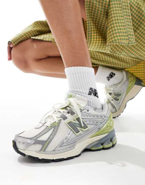 New Balance - 1906 - Sneakers i sølvfarve og grøn - view 1