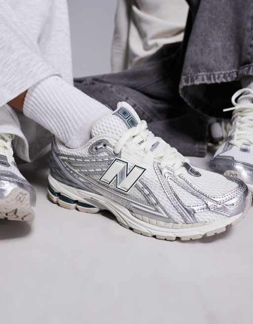 New Balance 1906 sneakers in silver metallic, 5 of 5