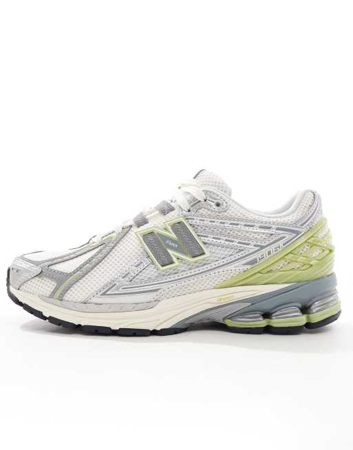 New Balance - 1906 - Sneakers in zilver en groen, 2 van 5