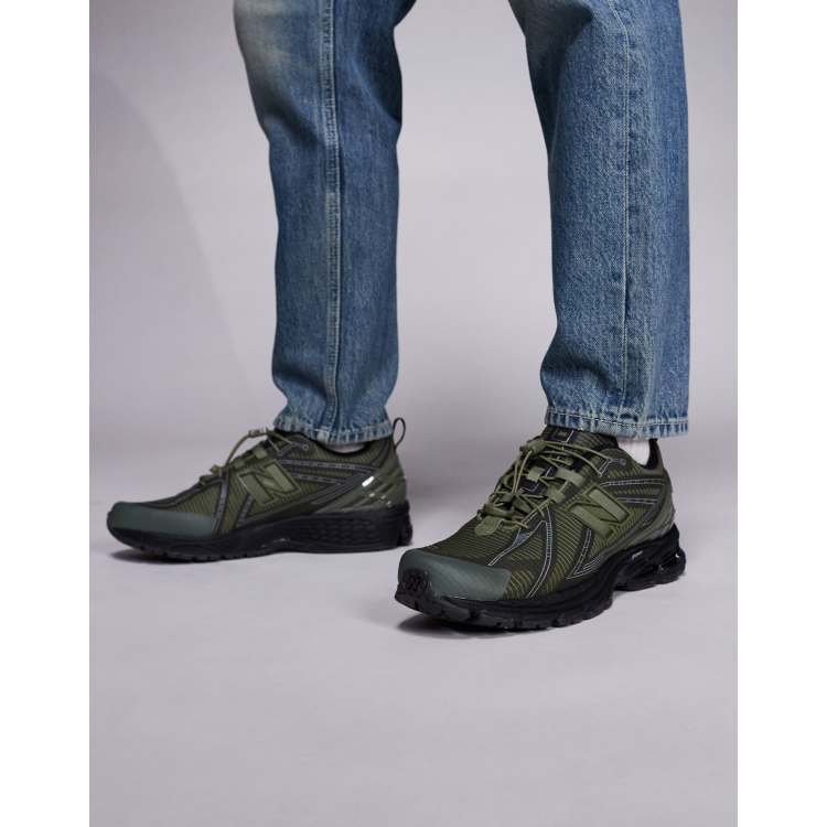 New Balance 1906 toggle trainers in olive green and black ASOS