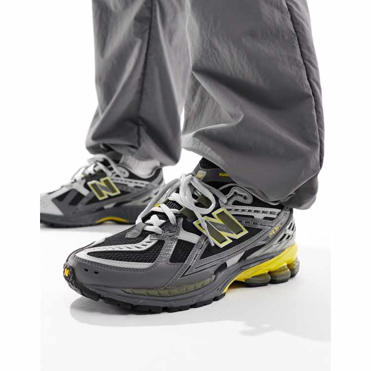 Gray yellow hotsell new balance