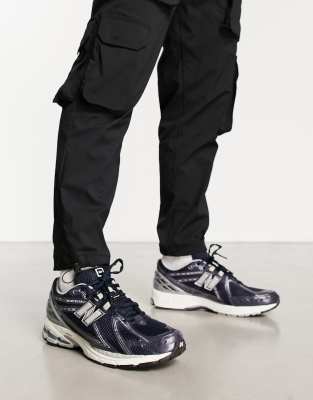  1906 trainers in navy and silver