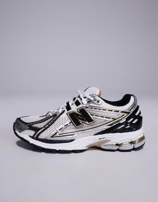 New Balance 1906 trainers in silver and gold, 2 of 4