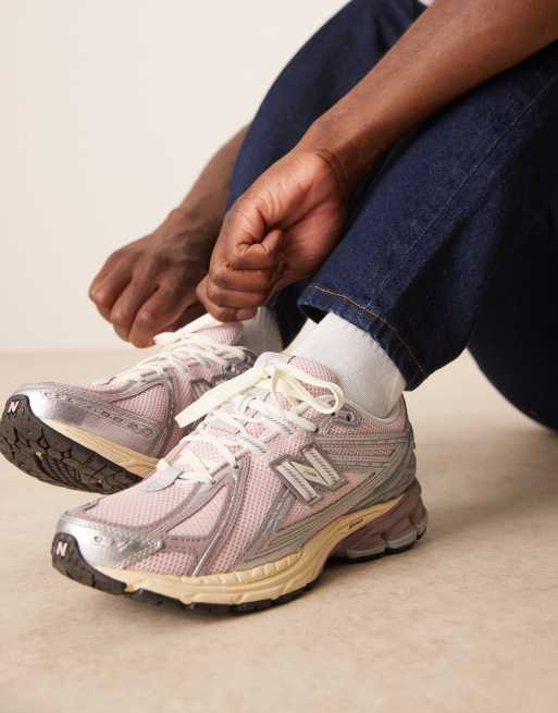 New Balance 1906 unisex sneakers in pink and multi detail